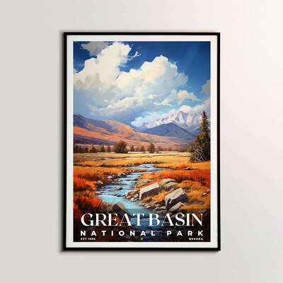 Great Basin National Park Poster, Travel Art, Office Poster, Home Decor | S6 - image2